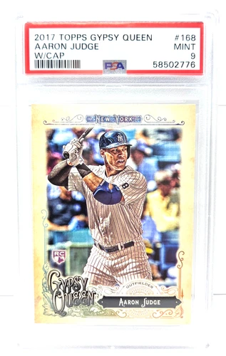 2017 Topps Gypsy Queen w/Cap AARON JUDGE RC Rookie Baseball Card PSA 9 MINT