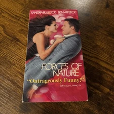 Forces of Nature (VHS, 1999) Sandra Bullock, Ben Affleck Classic VHS
