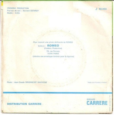 Ton Petit Amoureux | Romeo (7) | Carrere Scheiben | Guter Zustand