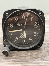 Kollsman Altimeter Altitude Aviation Airplane Gauge Instrument Indicator Vintage