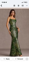 Azazie Women's Trinity Maxi Dress new with tags USA Free Shipping 