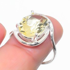 London Blue Topaz Gemstone 925 Sterling Silver Jewelry All Size Ring For Gift