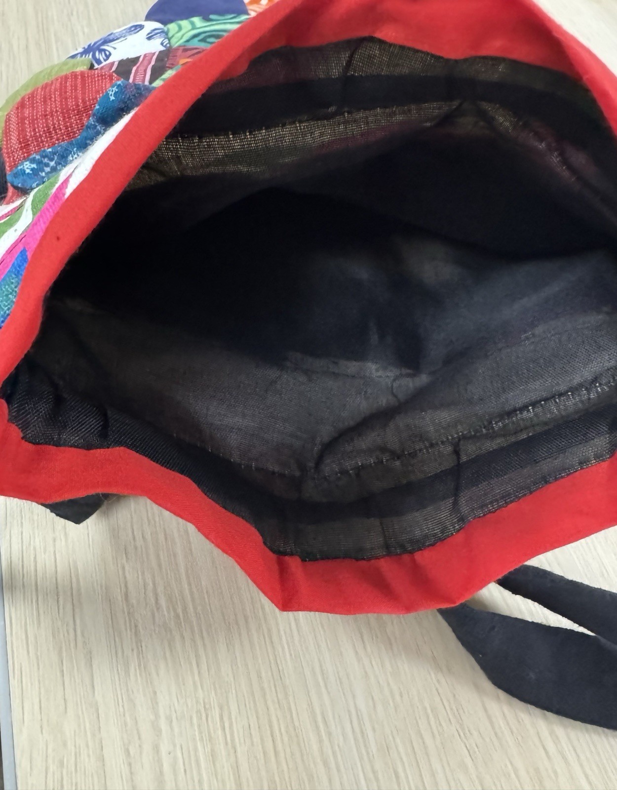 Fish Koi Multicolor Drawstring Purse Crossbody Ba… - image 6