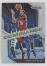 2020-21 Panini Prizm Dominance Silver Prizm Ben Simmons #2 0o9