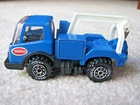 Vintage Tonka Mini Wrecker Tow Truck Blue Pressed Steel Japan