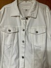 Maurices Womens Plus Size 2X White Casual Long Sleeve Denim Jean Jacket NWT — photo 2