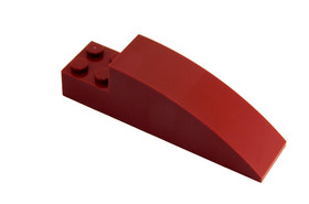4 LEGO Large Dark Red Slope 2 x 2 x 8 Curved Star Wars (41766 8097) - 4 Pieces