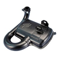 polini Original Schwarze Auspuffanlage FüR Vespa PX 125 - 150 Millenium