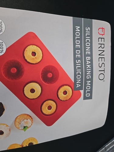 Ernesto mini Bundt Cakes 6 Silicone Baking Mold Flexible Heat Resistant Platinum - Picture 5 of 8