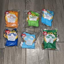 COMPLETE SET 6 McDonald's House of Mouse Disney Mickey Soft Toys 2001 Happy Meal