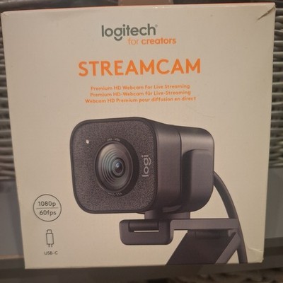NEU Logitech Streamcam 1080P Live Streaming Webcam - Schwarz - 960001281