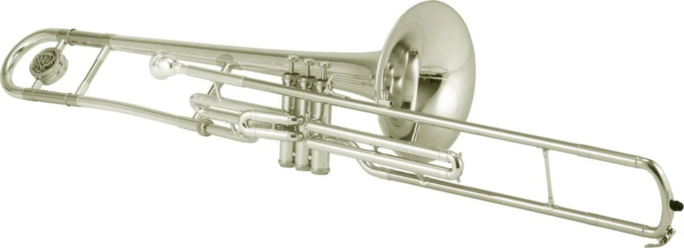 Jupiter JTB700V Series Bb Клапан Тромбон Посеребренный Желтый Латунный Колокол - Изображение 2 из 3