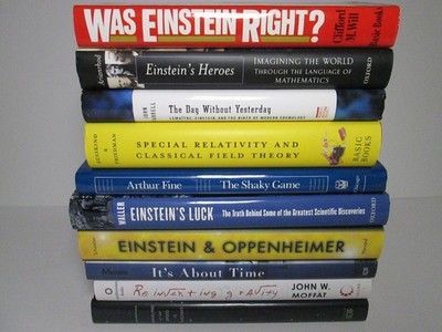 ALBERT EINSTEIN Book Lot Quantum Physics Relativity Cosmology Field Theory E=MC2