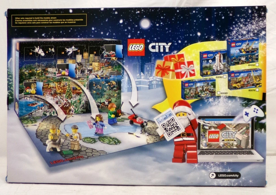 2015 LEGO City Holiday 60099 Christmas Advent Calendar Set New Sealed - Image 3 of 4