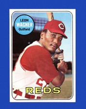 1969 Topps Set-Break #187 Leon Wagner EX-EXMINT *GMCARDS*