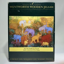 RARE! Wentworth ELE Challenge Puzzle 250 Pc Wooden Jigsaw Ele-Things MISSING 1PC