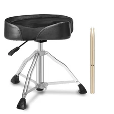 Airlift Heavy Duty Drum Throne, Adjustable Stool Drum Seat, Motorcycle Style,...