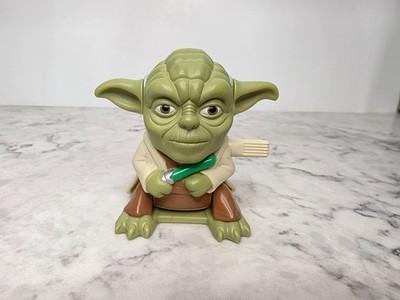 2005 Star Wars Yoda Wind-Up Backflip Action Figure Burger King Episode III
