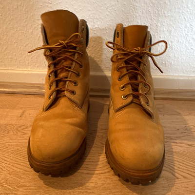 Timberland Herren Stiefeletten Leder Beige Schnürung Knöchel EU 42,5/US 10