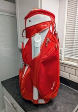 Bennington MB Miss Bennington Red Coral/White Cart Golf Bag 14-Way Divider