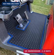 Golf Cart Floor Liner Mat Full Coverage Custom Fit for 2 and 2 2 Club Car Models