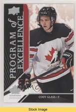 2019 Upper Deck Team Canada Juniors Program of Excellence Cody Glass READ 0m6t