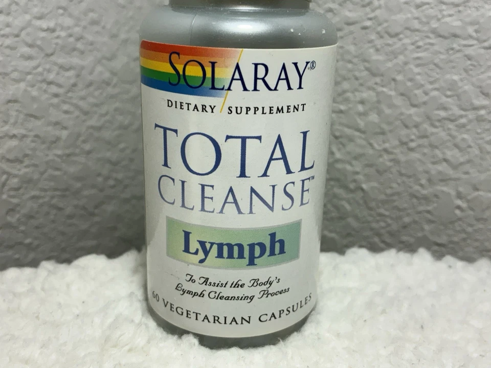 Solaray Total Cleanse Lymph 60 Capsules Red Clover Horse Chestnut Red Root - Image 2 of 4