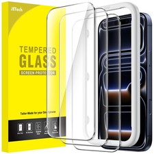 JETech Screen Protector for iPhone 17 Pro 6.3-Inch, 17 Pro, Clear