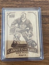 Rogie Vachon Carved in Time Los Angeles Kings 2023 Engrained Hockey NHL CT25