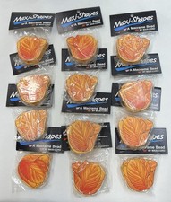 12 NOS, Vintage, Macrame, Wooden TULIP Beads Never Used