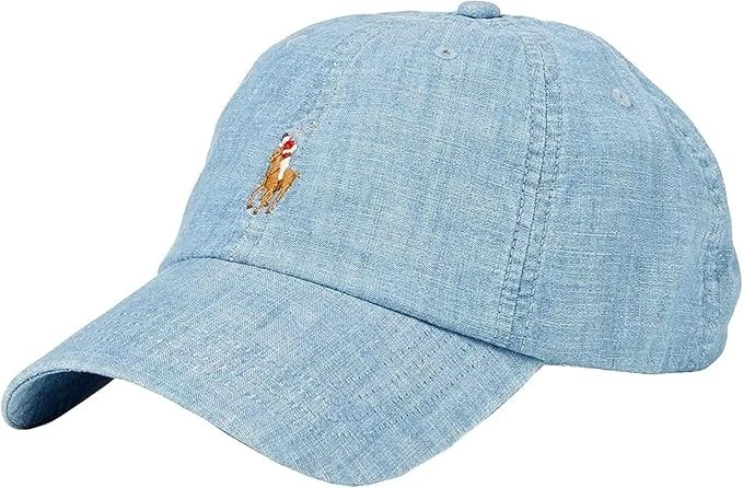 POLO RALPH LAUREN MEN'S COTTON CHAMBRAY BLUE DENIM BALL CAP HAT#710661137001-NWT
Opens in a new wind