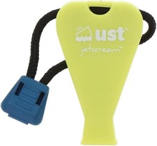 UST Ultimate Survival JetScream Floating Whistle Yellow 122 dB Pea-less Signal