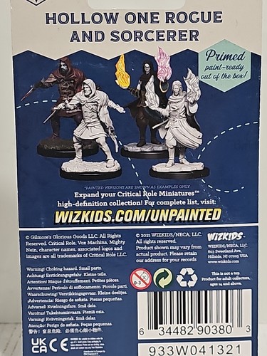 WizKids Critical Role Mini 28mm Hollow One Rogue and Sorcerer Pack New - Picture 6 of 9