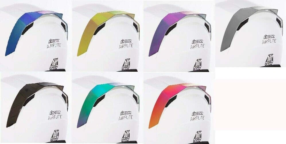 icon airflite helmet spoiler Rear Available in different colours Icon RST Purple Rear Spoiler