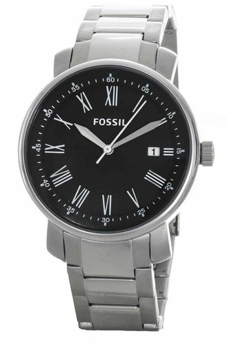 Fossil Rhett Roman Numerals Black Dial 