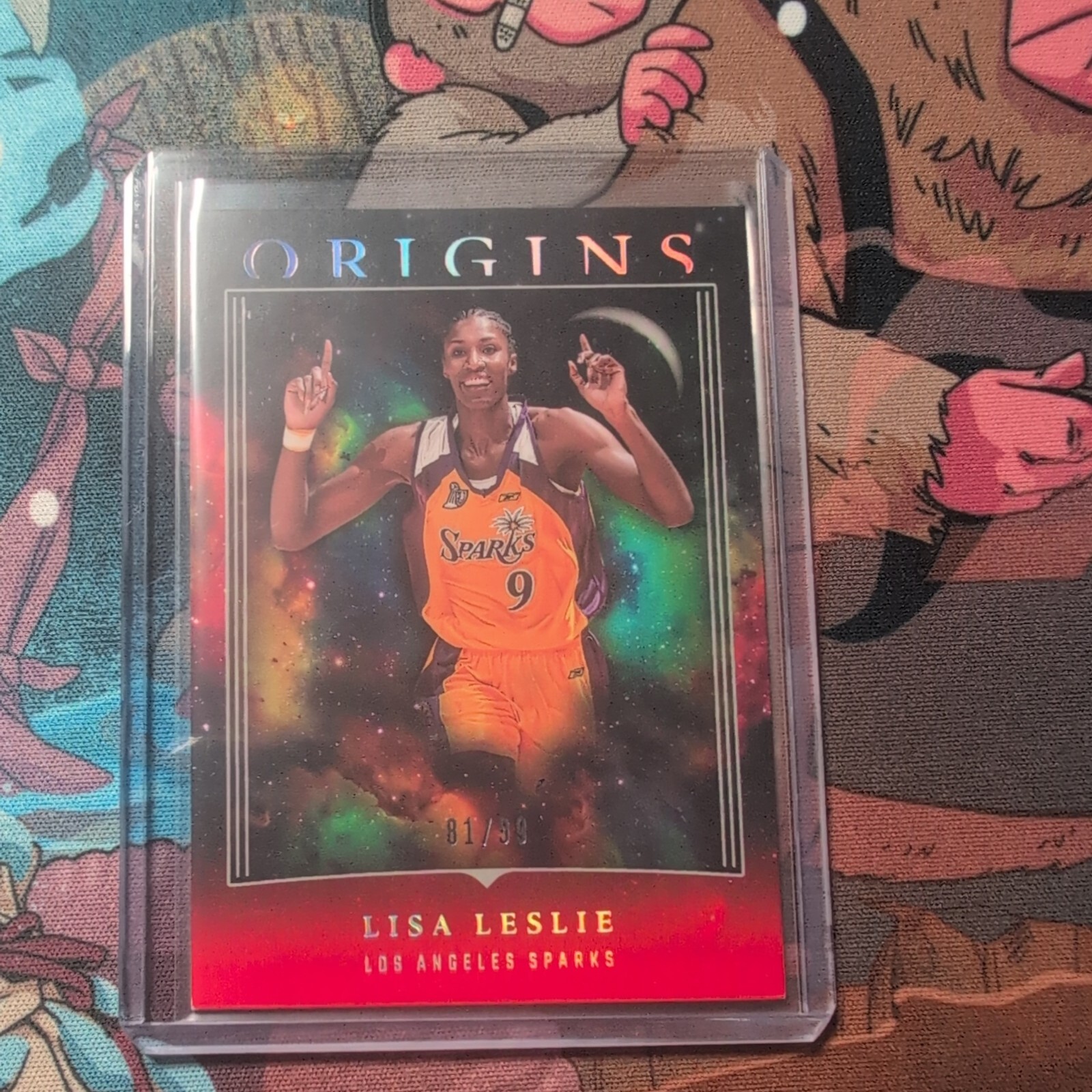 2024 Panini WNBA Origins LISA LESLIE RED 81/99 LEGEND SP #15