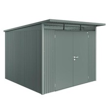 Image of Garden Shed 8.5 x 9.5ft Biohort AvantGarde A7 Double Door Metal - Storage Unit
