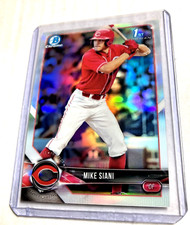 2018 Bowman Draft Chrome #BDC-161- MIKE SIANI Refractor Rookie RC 1st Bowman
