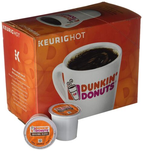 Vainas de café Dunkin' Donuts 22 quilates mezcla original Keurig tostado mediano NUEVO - Imagen 2 de 6