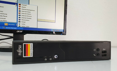 Fujitsu Futro Mini PC Windows XP Machine Computer 32GB SSD RS 232 COM 1.2GHz 2