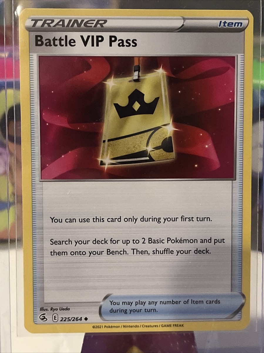 pokemon vip card game Buy TRADING (2) online from Freebies Shop Battle VIP Pass - 225/264