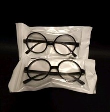 NEW 2 Pairs HARRY POTTER Wizard Eyeglasses Glasses Costume Cosplay w/ Lenses