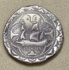 1622 Atocha 8 Reale 23 Grams Antiqued Poured Shipwreck Silver Cob Daniel Carr $$