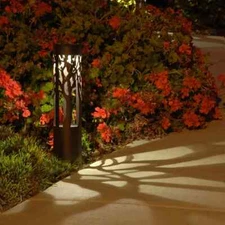 Tommy Bahama, 6 Pk - Solar LED Path Garden Patio Landscape Bollard Lights