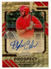 Dylan Carlson 2020 Panini Prizm Prospect Superfractor Autograph Rookie Card 1/1