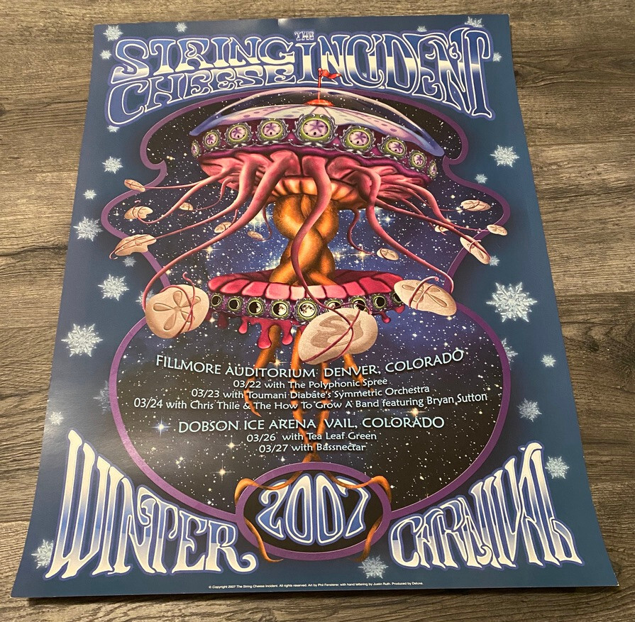 2007 Winter Carnival Tour Poster Colorado Denver Vail