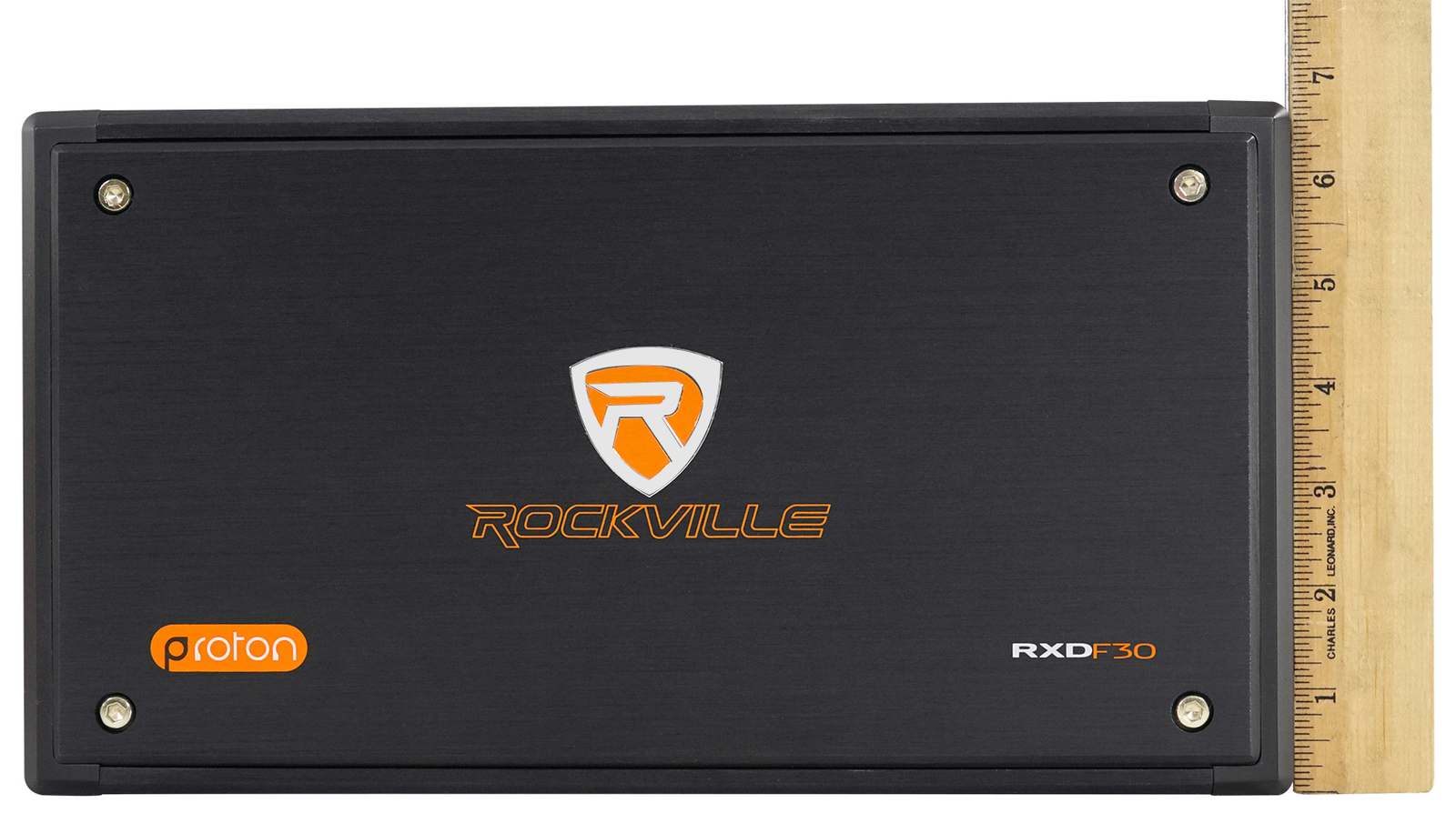 Автомобильный квадроцикловый усилитель Rockville RXD-F30 Micro мощностью 2400 Вт пиковый 4 канала 4x150 Вт Комплект усилителей