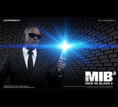 Enterbay Men in Black3 MIB3 Agent J Real Masterpiece 1/6 Figures