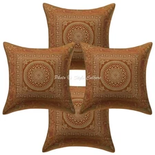Boho Cushion Cover Brocade Jacquard Bohemian Throw Decor Pillow Cover Case