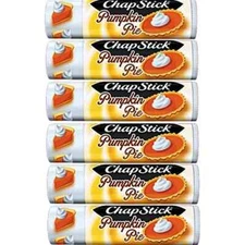 ChapStick Pumpkin Pie Flavored Moisturizing Lip Balm 0.15 6 PACK